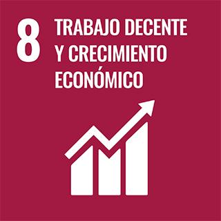 ODS 8 Objetivo de Desarrollo Sostenible 8 Trabajo decente y crecimiento económico de la ONU