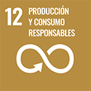 ODS 12 Producción y consumo responsables Objetivo de Desarrollo Sostenible 12 ONU Icono Símbolo Español