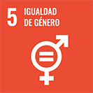 Icono símbolo ODS 5 Objetivos del Desarrollo Sostenible Igualdad de Género ONU