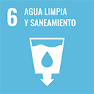 Objetivo de Desarrollo Sostenible 6ODS 6 Agua limpia y saneamiento Icono Símbolo