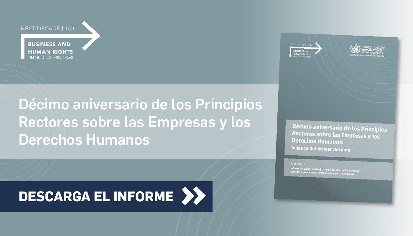 ¿Qué se ha logrado en estos diez años de Principios Rectores sobre Empresas y DD.HH.?