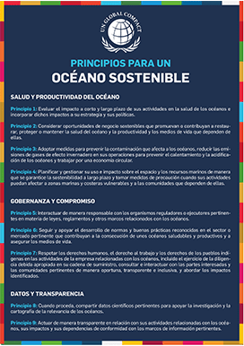 Principios para un océano sostenible