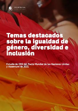 Temas destacados sobre la igualdad de género, diversidad e inclusión