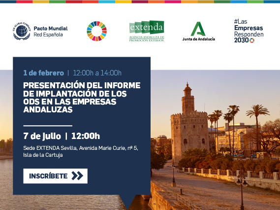 Presentación del Informe de Implantación de los ODS en las empresas andaluzas - Pacto Mundial de la ONU ¿Cumplen con la Agenda 2030 y los Objetivos de Desarrollo Sostenible en Andalucia?