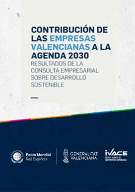 Portada de contribución de las empresas valencianas a los Objetivos de Desarrollo Sostenible de la Agenda 2030 - Comunidad Valenciana ODS