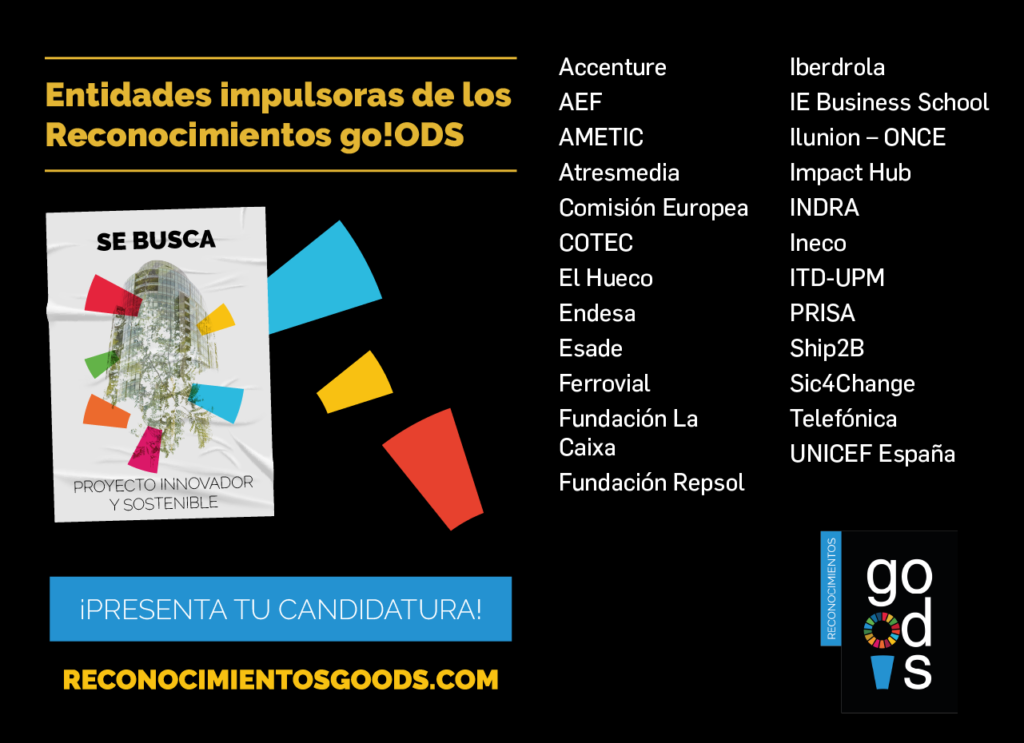 Reconocimientos go!ODS - Reconocimientos a proyectos innovadores en sostenibilidad