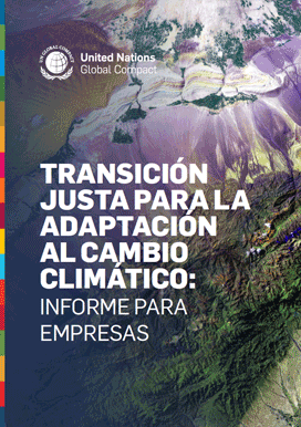 Portada transición justa para adaptarse al cambio climático empresas