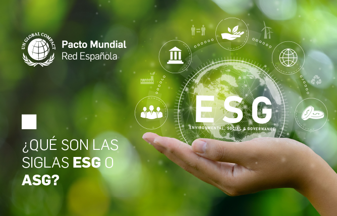 Siglas ESG ASG Pilares De La Sostenibilidad Pacto Mundial ONU
