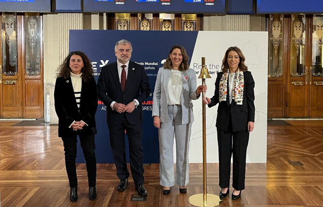 Toque de campana por la igualdad de género 2024 - Día de la Mujer- Ring the bell España