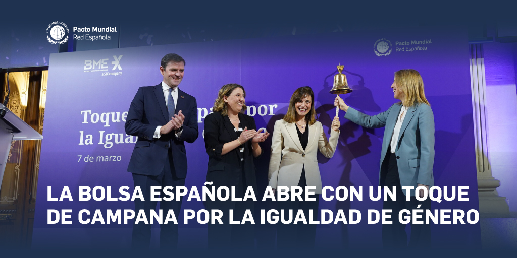 Spanish Stock Exchange Opens with Gender Equality Bell · UN Global Compact - News Directory 3