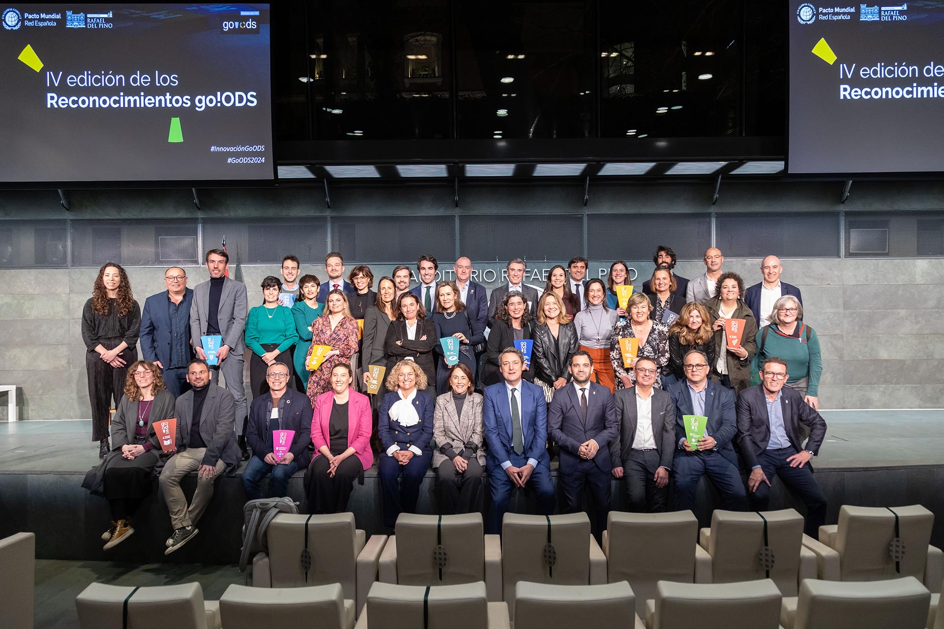 Premiados de los IV Reconocimientos Go!ODS